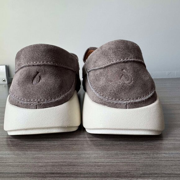 OluKai Ka\'a Loafer Slip on Shoes Men\'s in Grey $140 main image 12